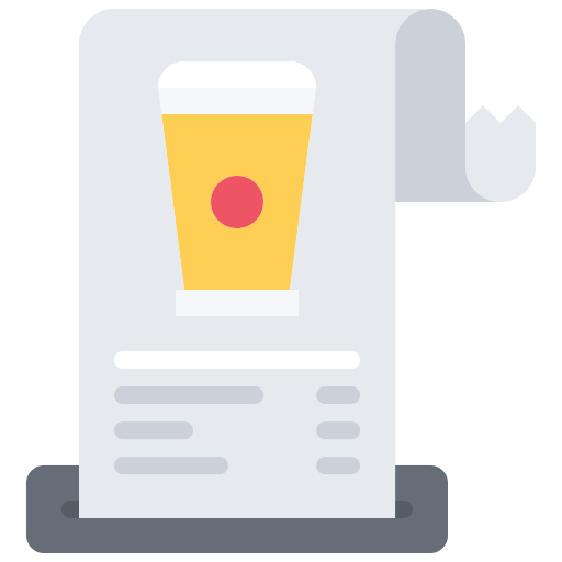 bier Coloring Flat icoon
