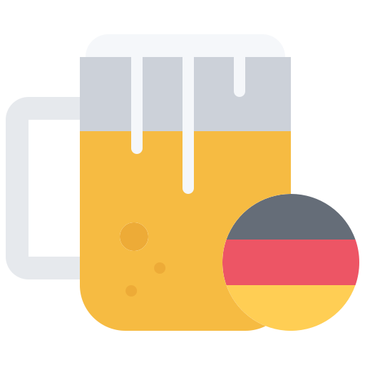 cerveza Coloring Flat icono