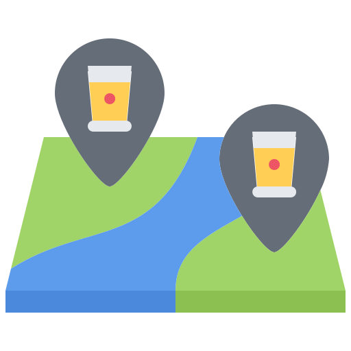 맥주 Coloring Flat icon