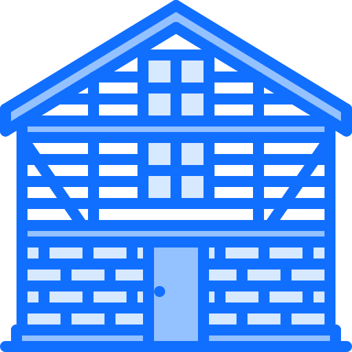 casa Coloring Blue icona