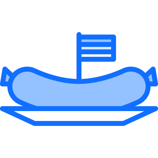 Sausage Coloring Blue icon