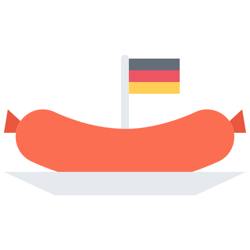 Sausage Coloring Flat icon