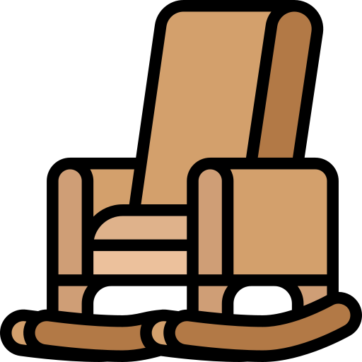 fauteuil à bascule Meticulous Lineal Color Icône