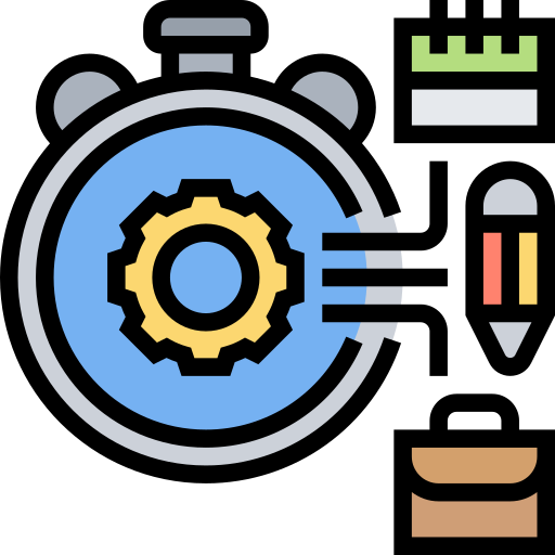 Time management Meticulous Lineal Color icon