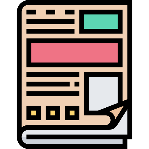 zeitung Meticulous Lineal Color icon