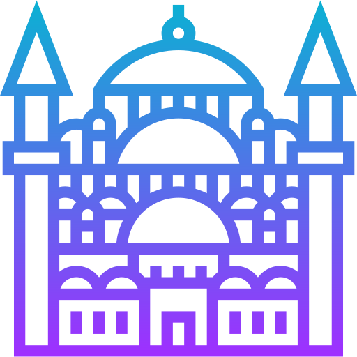 moschee Meticulous Gradient icon