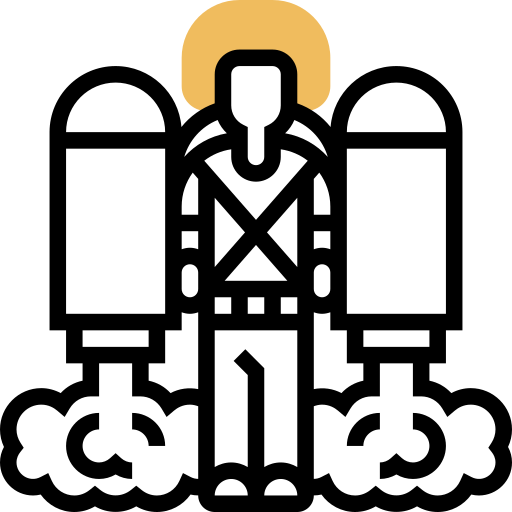 Реактивный ранец Meticulous Yellow shadow иконка