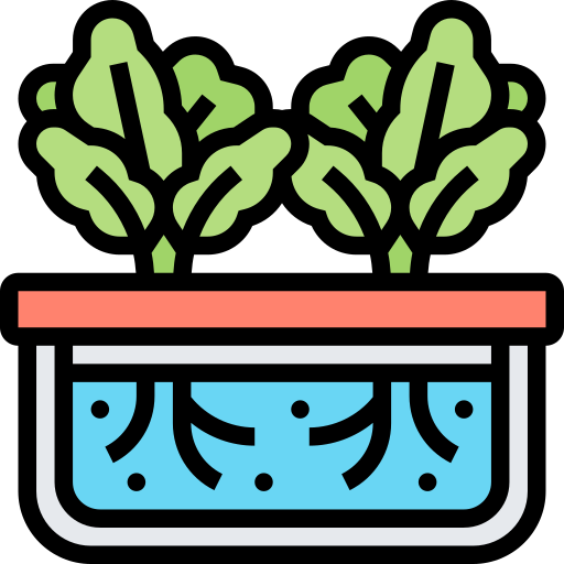 Hydroponic Meticulous Lineal Color icon
