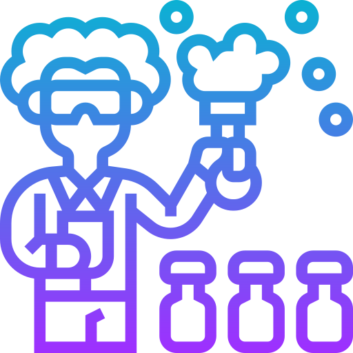 Chemist Meticulous Gradient icon