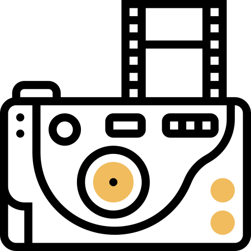 film camera Meticulous Yellow shadow icoon