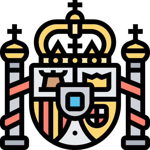 escudo de armas Meticulous Lineal Color icono