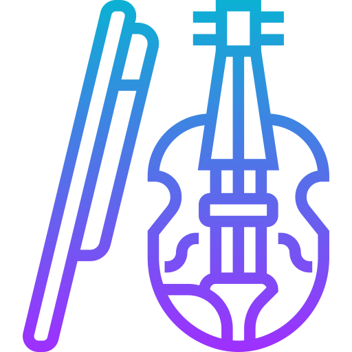 violín Meticulous Gradient icono
