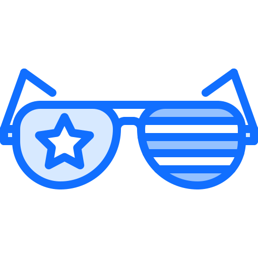 okulary Coloring Blue ikona