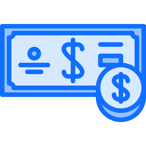 dinero Coloring Blue icono