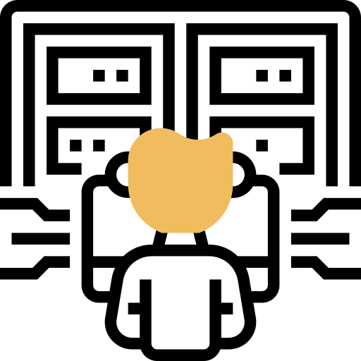 rechenzentrum Meticulous Yellow shadow icon