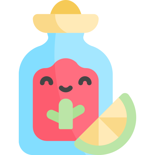 tequila Kawaii Flat icon