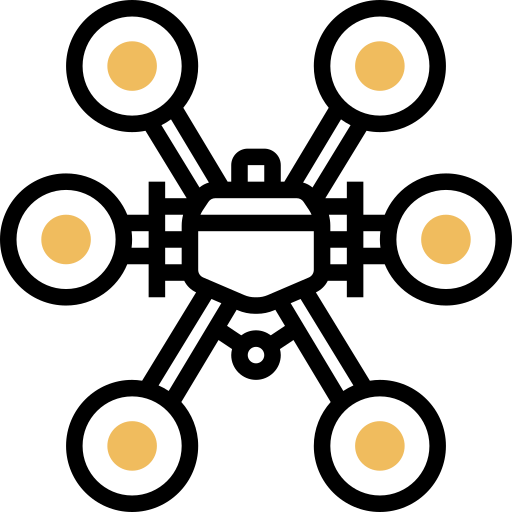 ドローン Meticulous Yellow shadow icon