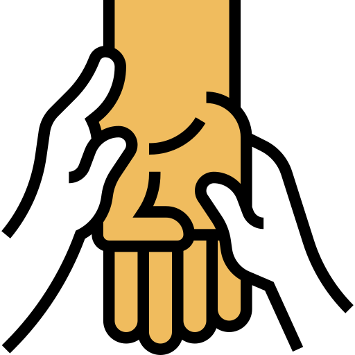 Рука Meticulous Yellow shadow иконка
