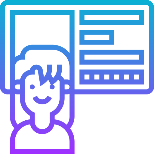 Identification card Meticulous Gradient icon