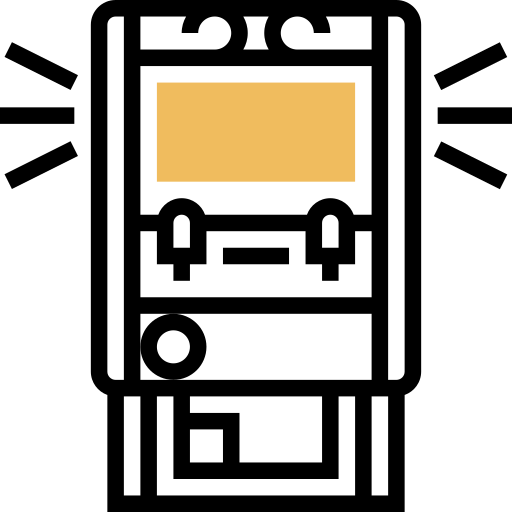 아케이드 게임 Meticulous Yellow shadow icon
