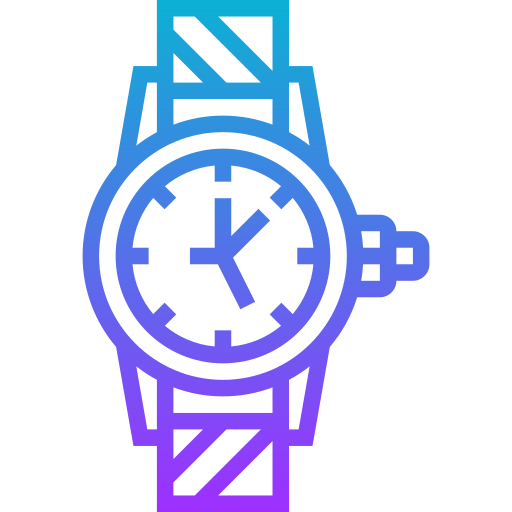 Wristwatch Meticulous Gradient icon