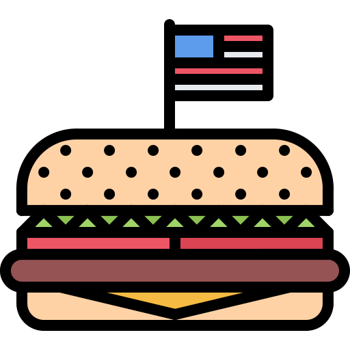 burger Coloring Color Icône
