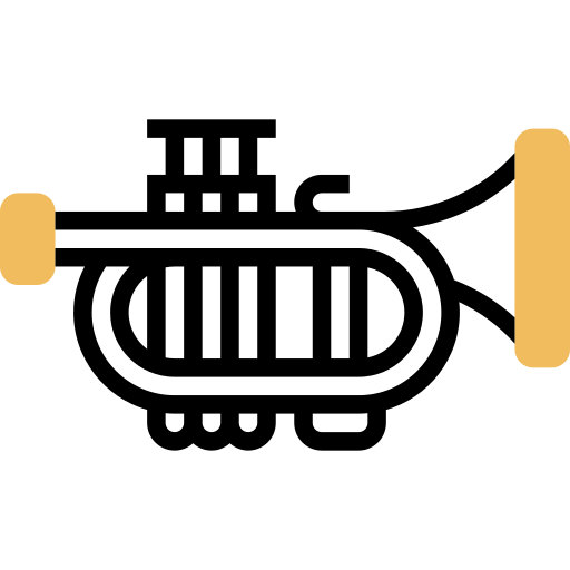 trompeta Meticulous Yellow shadow icono