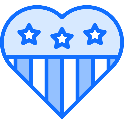 corazón Coloring Blue icono
