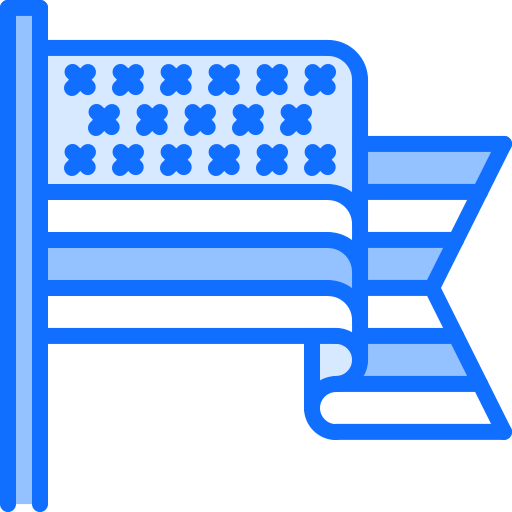 Flag Coloring Blue icon