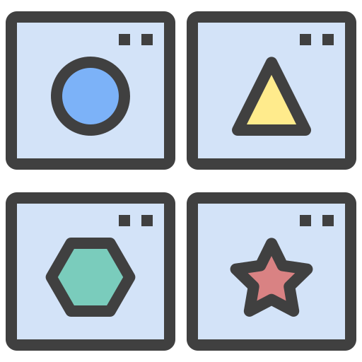 piattaforma Generic Outline Color icona