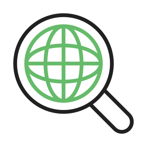 global Generic Outline Color icono