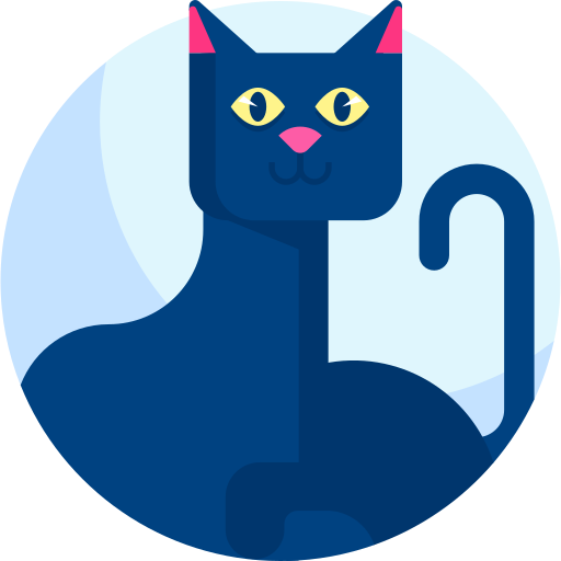 gato Detailed Flat Circular Flat icono
