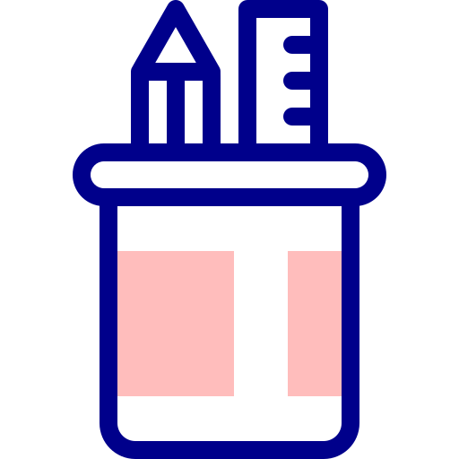 portalápiz Detailed Mixed Lineal color icono