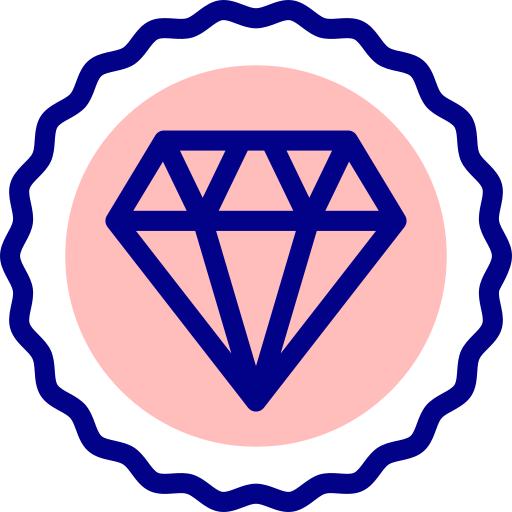 다이아몬드 Detailed Mixed Lineal color icon