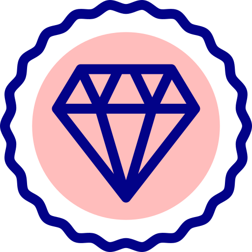 diamant Detailed Mixed Lineal color icon