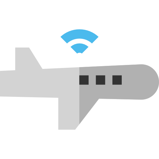 비행기 Basic Straight Flat icon