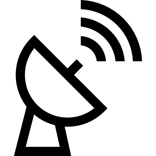 위성 접시 Basic Straight Lineal icon