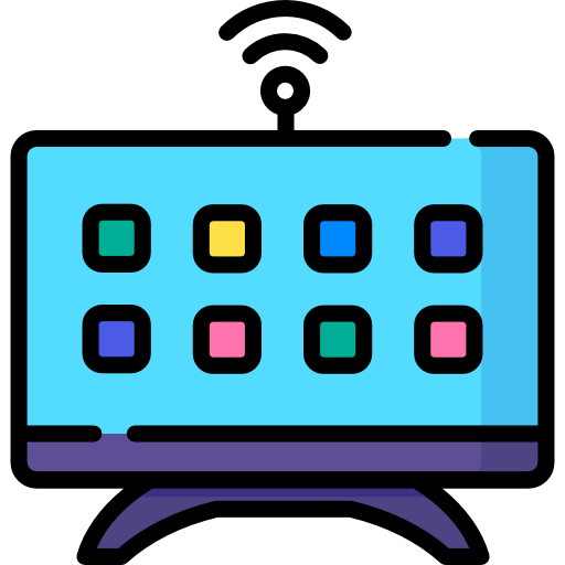 televisión inteligente Special Lineal color icono