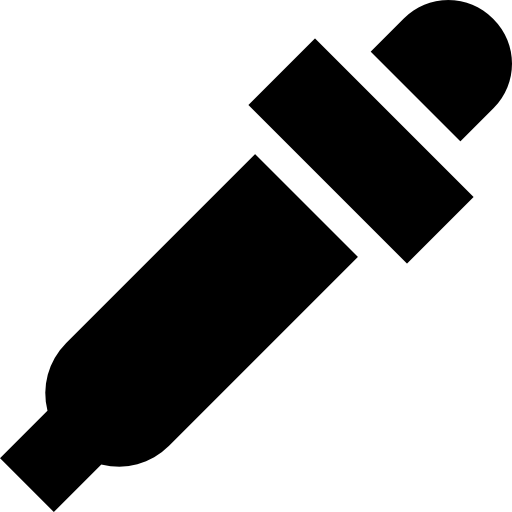 Eyedropper Basic Straight Filled icon