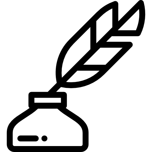 Чернила Detailed Rounded Lineal иконка