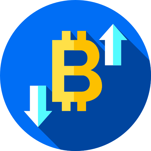 bitcoiny Flat Circular Flat ikona
