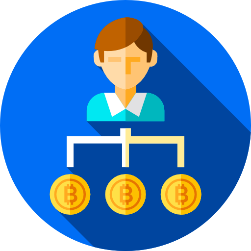 bitcoin Flat Circular Flat icono