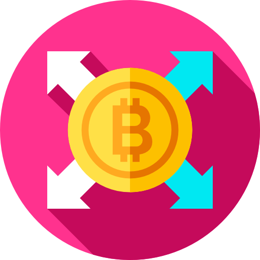 bitcoin Flat Circular Flat icoon