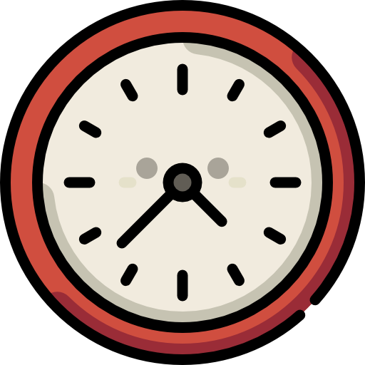 Wall clock Special Lineal color icon