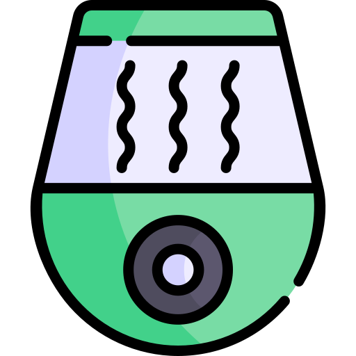 humidificador Kawaii Lineal color icono