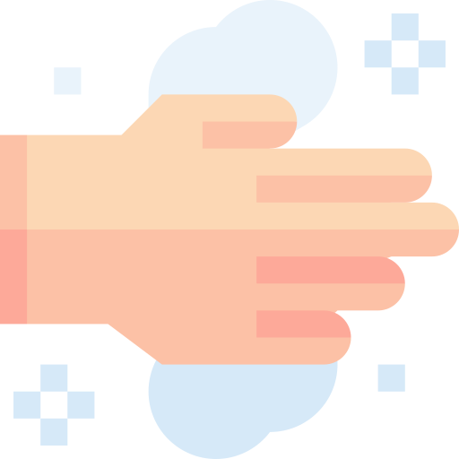 lavarsi le mani Basic Straight Flat icona