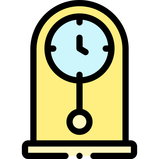 orologio da tavolo Detailed Rounded Lineal color icona