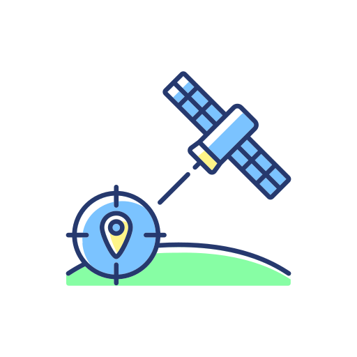 gps navigation Generic Thin Outline Color icon