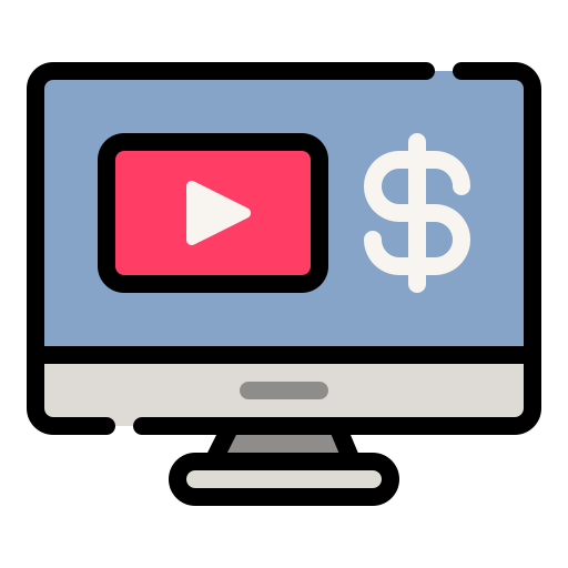 Video marketing Generic Outline Color icon