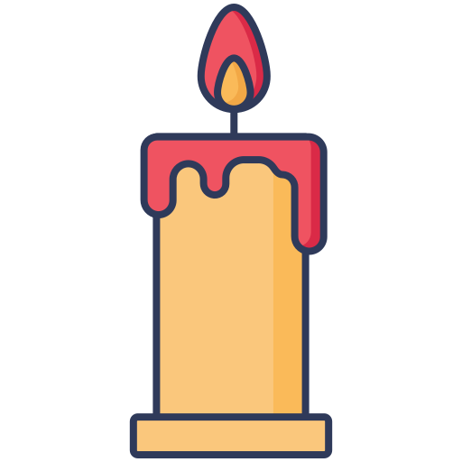 Candle Dinosoft Lineal Color icon